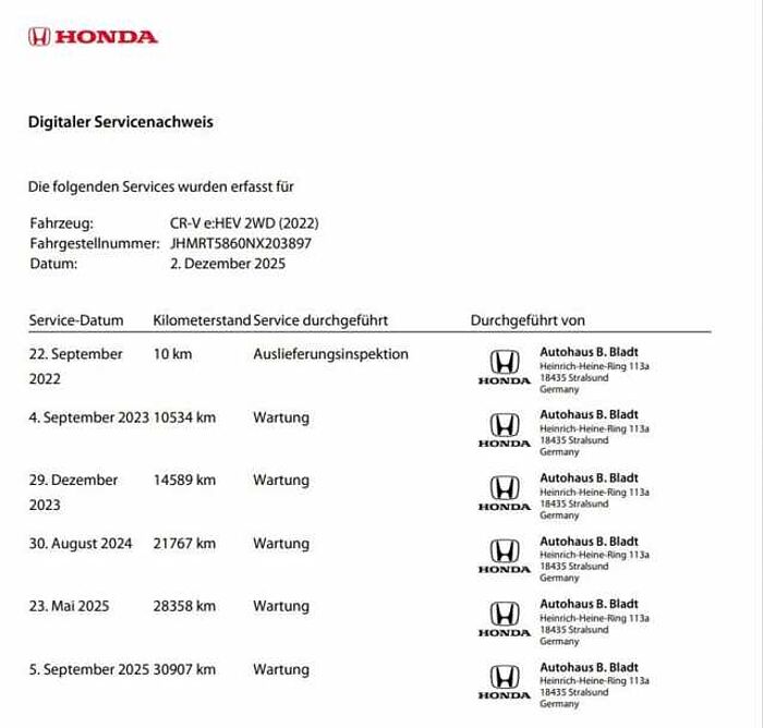Honda CR-V CR-V Hybrid 2.0 i-MMD Hybrid 2WD Lifestyle