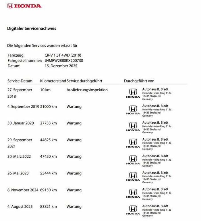 Honda CR-V CR-V 1.5T 4WD CVT Executive*AHZ*Winterräder